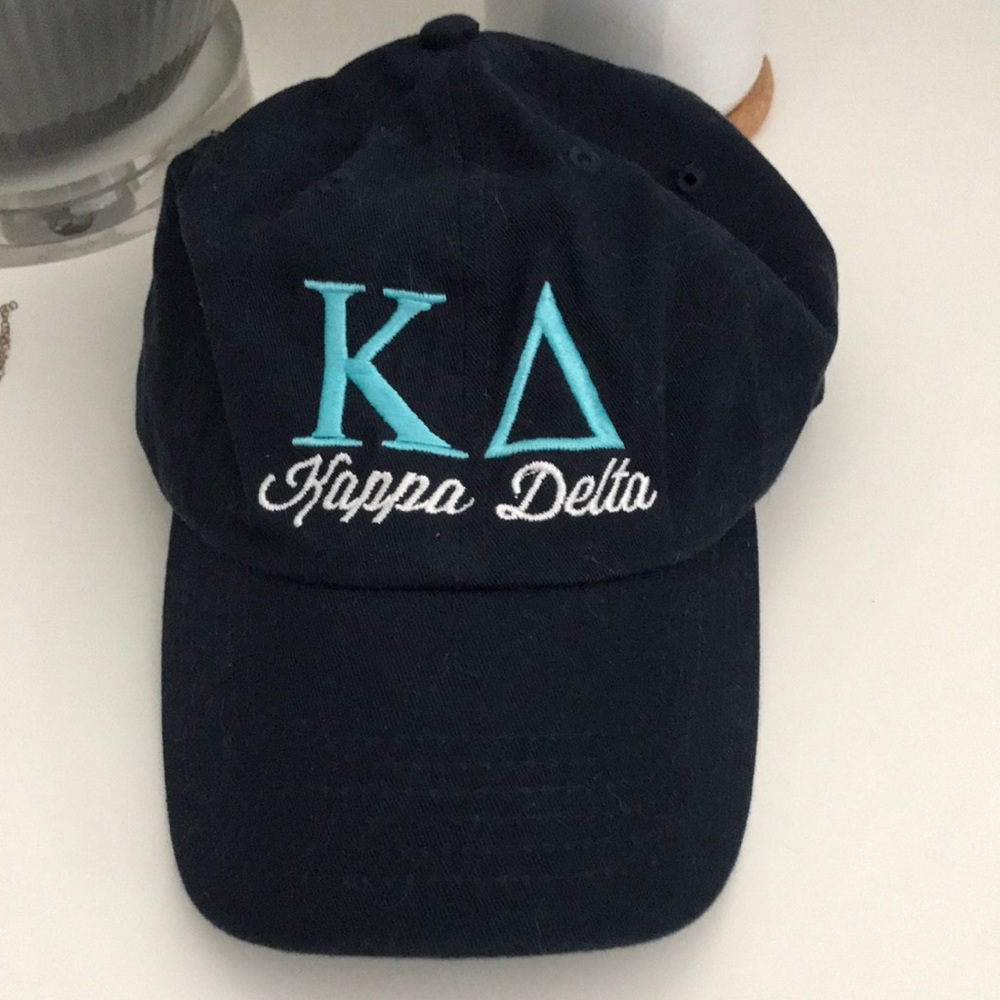Navy Kappa Delta KD Baseball Hat